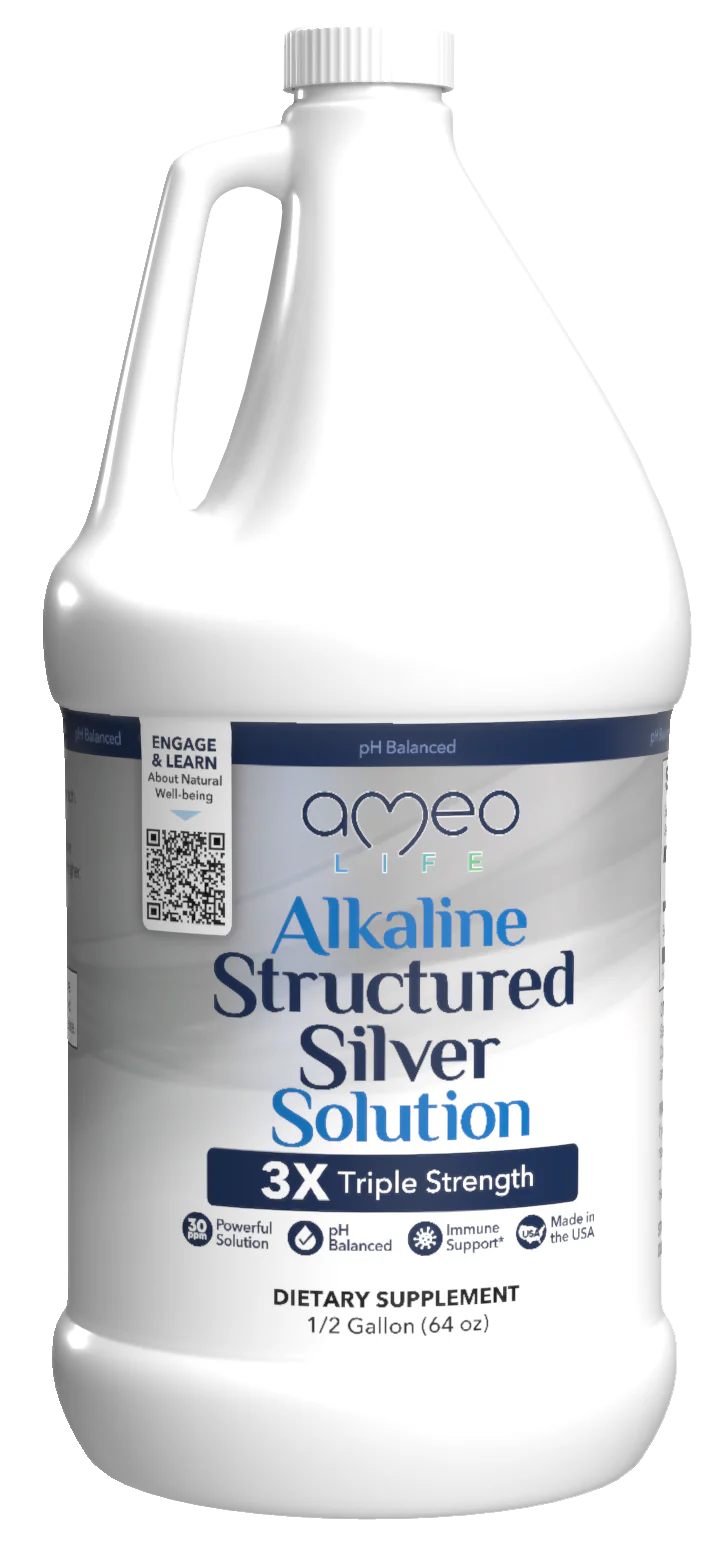 Alkaline Structured Silver - 1/2 Gallon
